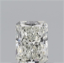 Natural Diamond 0.52 Carats, Radiant with  Cut, I Color, VS2 Clarity and Certified by GIA