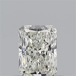Picture of Natural Diamond 0.52 Carats, Radiant with  Cut, I Color, VS2 Clarity and Certified by GIA