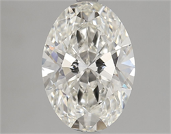 Picture of Lab Grown Diamond 2.47 Carats, Oval with  Cut, Fancy Vivid Pink Color, VVS2 Clarity and Certified by IGI