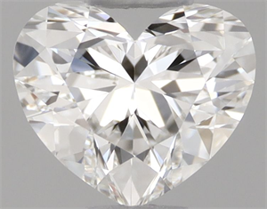 Picture of Natural Diamond 0.42 Carats, Heart with  Cut, G Color, IF Clarity and Certified by GIA