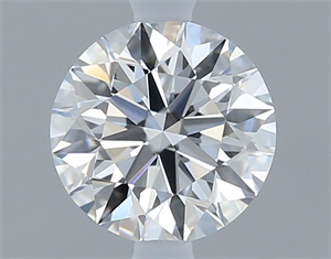 Picture of Natural Diamond 0.43 Carats, Round with Excellent Cut, D Color, VS1 Clarity and Certified by GIA