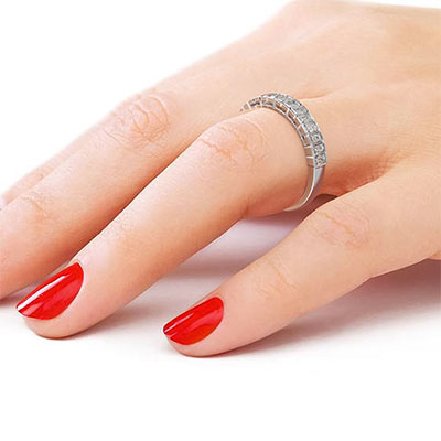 1.50 carat Lab diamonds D VVS2 Emerald ring