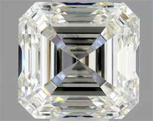 Picture of Natural Diamond 1.00 Carats, Asscher with  Cut, K Color, VVS2 Clarity and Certified by GIA