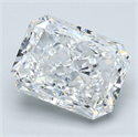 Diamante Natural 3.03 quilates, Radiante , Color F, claridad VVS1 y certificado GIA