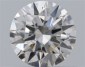 Picture of Natural Diamond 0.45 Carats, Round with Excellent Cut, G Color, IF Clarity and Certified by GIA