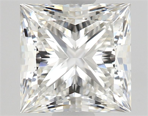 Picture of Natural Diamond 0.80 Carats, Princess with  Cut, G Color, VVS1 Clarity and Certified by GIA