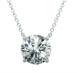 Picture of 1.80 carat E VS1 Round Lab Diamond. 3xEX, Fixed Pendant
