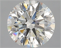 Natural Diamond 2.51 Carats, Round with Excellent Cut, I Color, VS1 Clarity and Certified by GIA