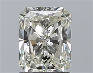 Picture of Natural Diamond 1.21 Carats, Radiant with  Cut, J Color, VS2 Clarity and Certified by GIA