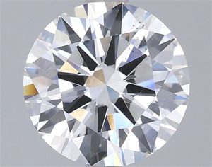 Picture of Lab Grown Diamond 1.91 Carats, Round with Excellent Cut, E Color, VS2 Clarity and Certified by IGI