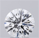 Lab Grown Diamond 2.75 Carats, Round with Excellent Cut, D Color, VS1 Clarity and Certified by GIA