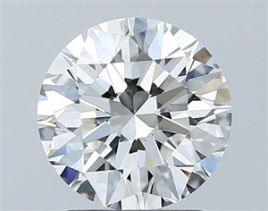 Foto Diamante Natural 1.70 quilates, Redondo , Color F, claridad VS2 y certificado GIA de