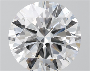 Picture of Lab Grown Diamond 5.25 Carats, Round with Excellent Cut, E Color, VVS2 Clarity and Certified by IGI