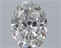 Natural Diamond 1.32 Carats, Oval with  Cut, E Color, SI1 Clarity and Certified by GIA