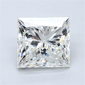 Foto Diamante Natural 2.30 quilates, Princesa , Color I, claridad VS2 y certificado GIA de
