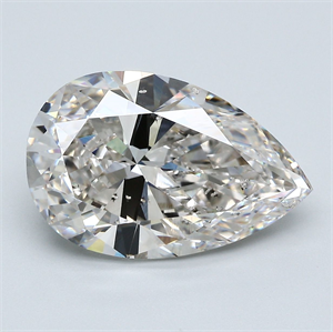 Foto Diamante Natural 6.05 quilates, De pera , Color J, claridad SI2 y certificado GIA de
