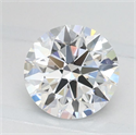 Lab Grown Diamond 0.72 Carats, Round with Ideal Cut, D Color, VVS1 Clarity and Certified by IGI
