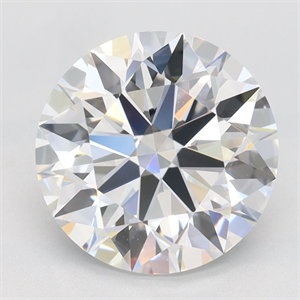 Picture of Lab Grown Diamond 3.14 Carats, Round with Ideal Cut, D Color, VVS1 Clarity and Certified by IGI