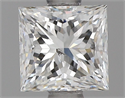 Natural Diamond 1.01 Carats, Princess with  Cut, H Color, SI2 Clarity and Certified by GIA