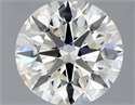 Diamante Natural 0.75 quilates, Redondo , Color I, claridad IF y certificado GIA