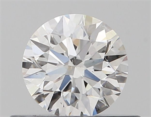 Foto Diamante Natural 0.40 quilates, Redondo , Color E, claridad SI1 y certificado GIA de