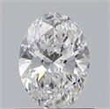 Natural Diamond 0.70 Carats, Oval with  Cut, E Color, VS1 Clarity and Certified by GIA