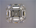 Diamante Natural 1.50 quilates, Asscher , Color I, claridad VS1 y certificado GIA