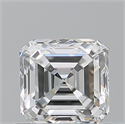 Natural Diamond 0.90 Carats, Asscher with  Cut, G Color, VS2 Clarity and Certified by GIA