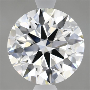 Picture of Lab Grown Diamond 3.96 Carats, Round with Ideal Cut, E Color, VVS2 Clarity and Certified by IGI
