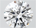 Lab Grown Diamond 2.92 Carats, Round with Excellent Cut, D Color, VVS1 Clarity and Certified by IGI