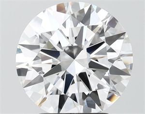 Picture of Lab Grown Diamond 2.92 Carats, Round with Excellent Cut, D Color, VVS1 Clarity and Certified by IGI