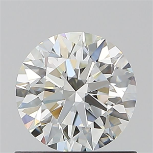 Picture of Natural Diamond 0.75 Carats, Round with Excellent Cut, G Color, IF Clarity and Certified by IGI
