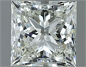 Natural Diamond 1.00 Carats, Princess with  Cut, J Color, VVS2 Clarity and Certified by IGI