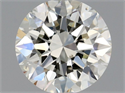 Diamante Natural 0.40 quilates, Redondo , Color J, claridad SI1 y certificado GIA