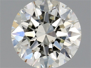 Foto Diamante Natural 0.40 quilates, Redondo , Color J, claridad SI1 y certificado GIA de