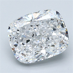 Foto Diamante Natural 2.51 quilates, Del cojín , Color D, claridad VVS1 y certificado GIA de