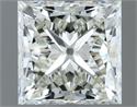 Natural Diamond 1.01 Carats, Princess with  Cut, J Color, VS2 Clarity and Certified by IGI