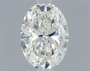 Picture of Natural Diamond 0.40 Carats, Oval with  Cut, I Color, VS1 Clarity and Certified by GIA