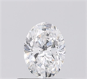 Natural Diamond 0.50 Carats, Oval with  Cut, E Color, SI1 Clarity and Certified by GIA