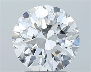 Foto Diamante Natural 2.01 quilates, Redondo , Color E, claridad SI1 y certificado GIA de