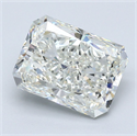 Diamante Natural 3.23 quilates, Radiante , Color J, claridad SI1 y certificado GIA