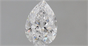 Natural Diamond 0.50 Carats, Pear with  Cut, D Color, VVS2 Clarity and Certified by GIA