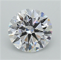 Lab Grown Diamond 1.34 Carats, Round with Ideal Cut, D Color, VS2 Clarity and Certified by IGI