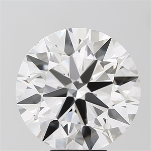 Picture of Lab Grown Diamond 8.00 Carats, Round with Ideal Cut, F Color, VS1 Clarity and Certified by IGI