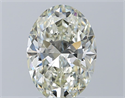 Natural Diamond 2.27 Carats, Oval with  Cut, J Color, VVS2 Clarity and Certified by IGI