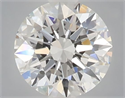 Lab Grown Diamond 1.10 Carats, Round with Ideal Cut, E Color, VVS2 Clarity and Certified by IGI