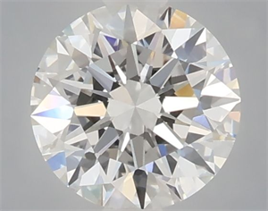 Picture of Lab Grown Diamond 1.10 Carats, Round with Ideal Cut, E Color, VVS2 Clarity and Certified by IGI