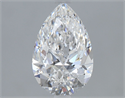 Natural Diamond 1.30 Carats, Pear with  Cut, E Color, VS2 Clarity and Certified by GIA