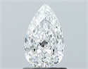 Natural Diamond 0.71 Carats, Pear with  Cut, F Color, SI1 Clarity and Certified by GIA