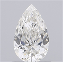 Natural Diamond 0.70 Carats, Pear with  Cut, J Color, SI1 Clarity and Certified by GIA